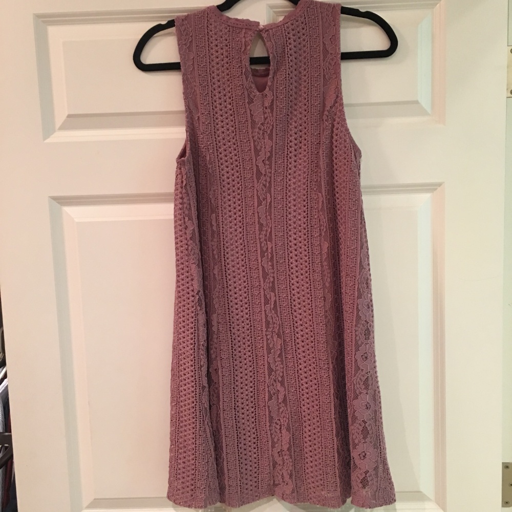 Altar’d State Mauve overplayed Sleeveless Dress - Picture 6 of 6